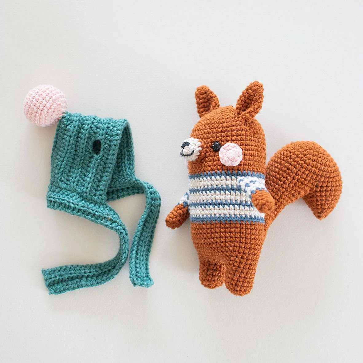 Bruno Squirrel - Crochet Kit - Image 3