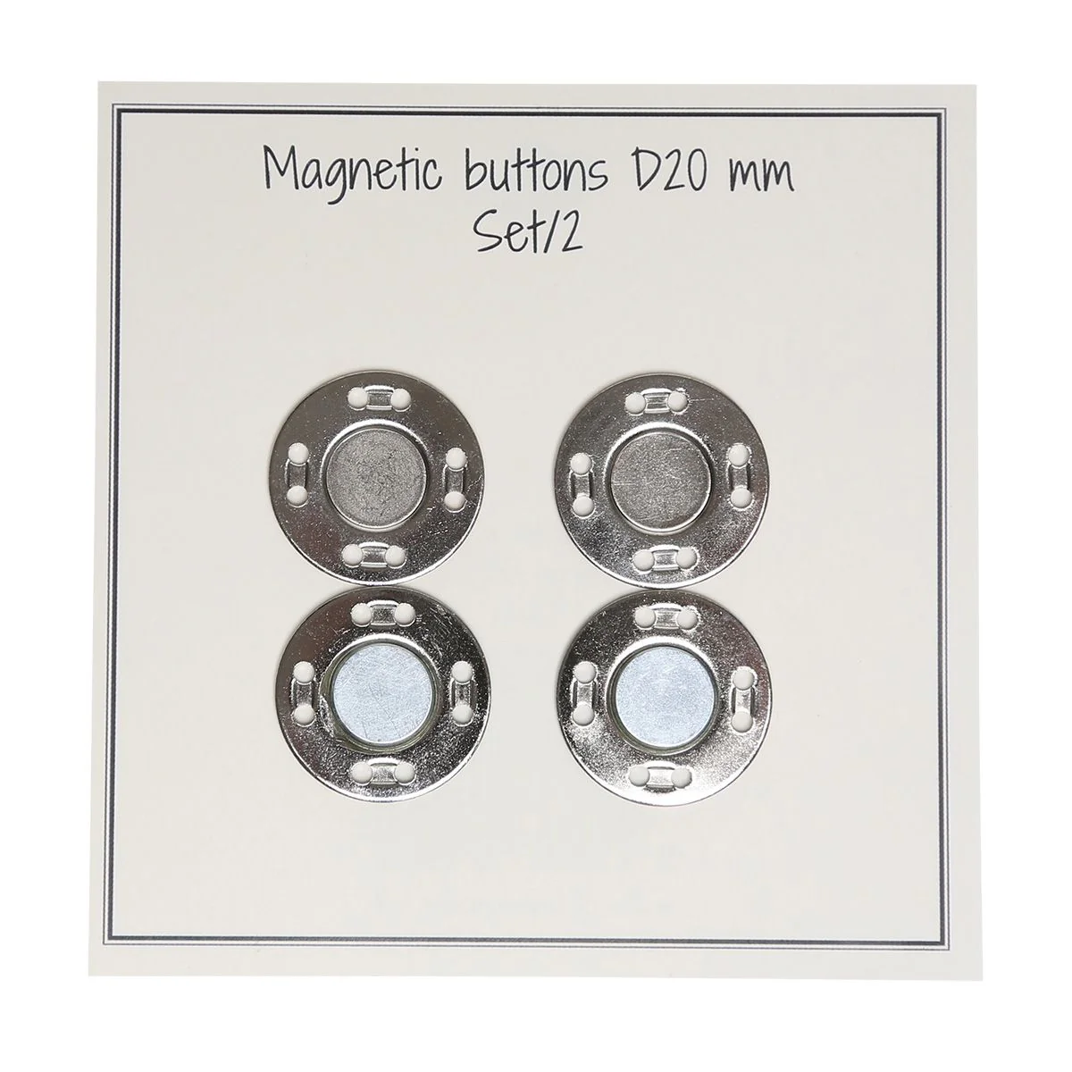Magnetic buttons - 20 mm - Image 5