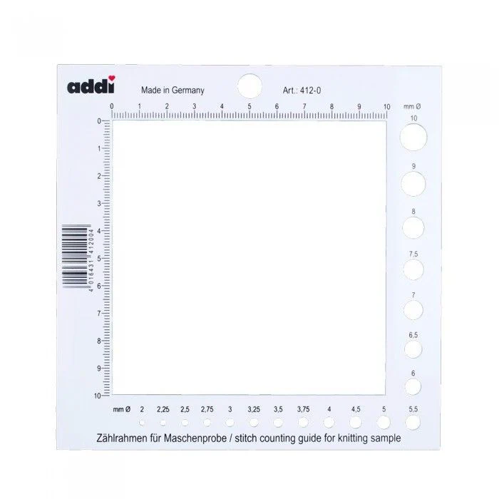 Counting Frame for Gauge with Needle Measure