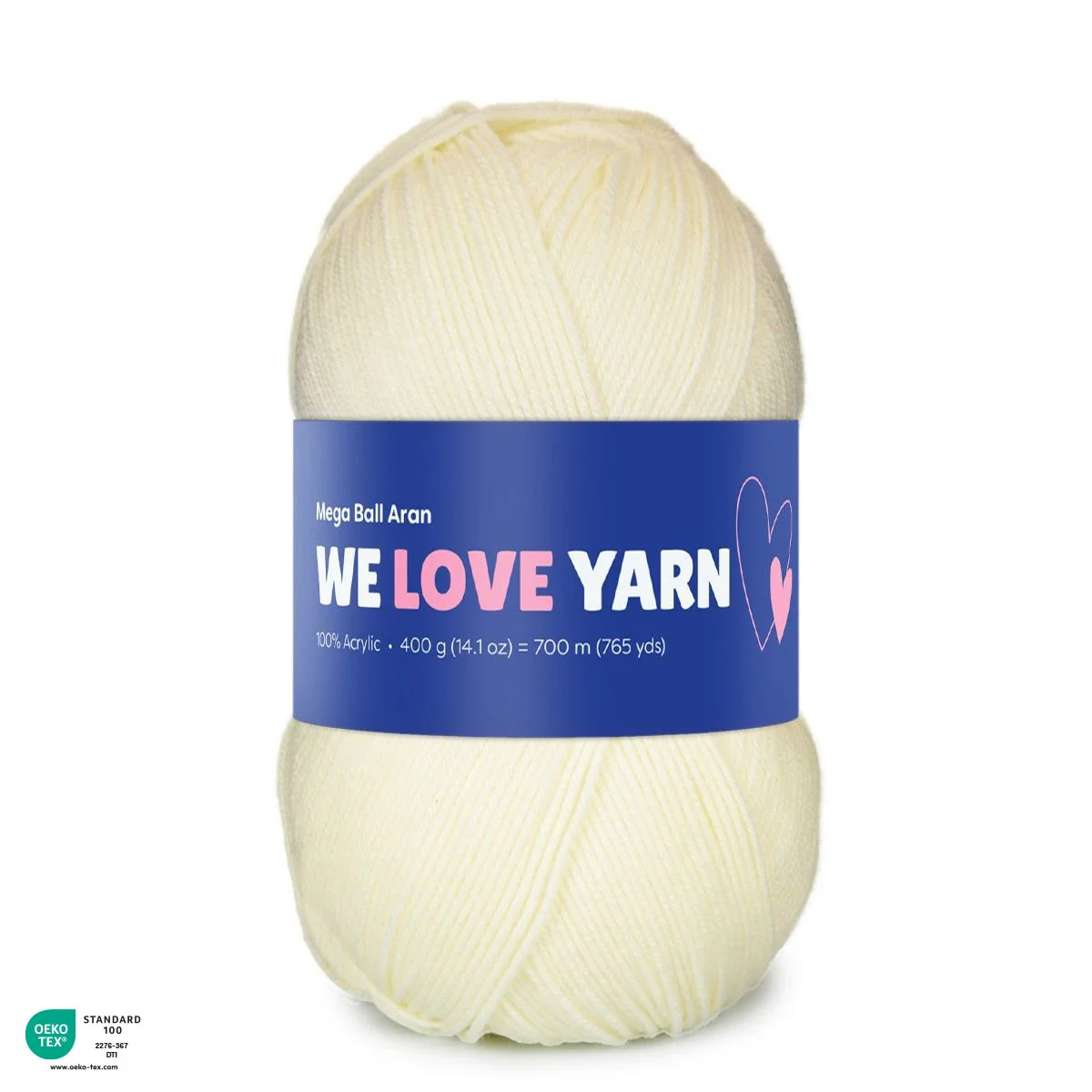 Mega Ball Aran 400 g (14.1 oz) - Image 5