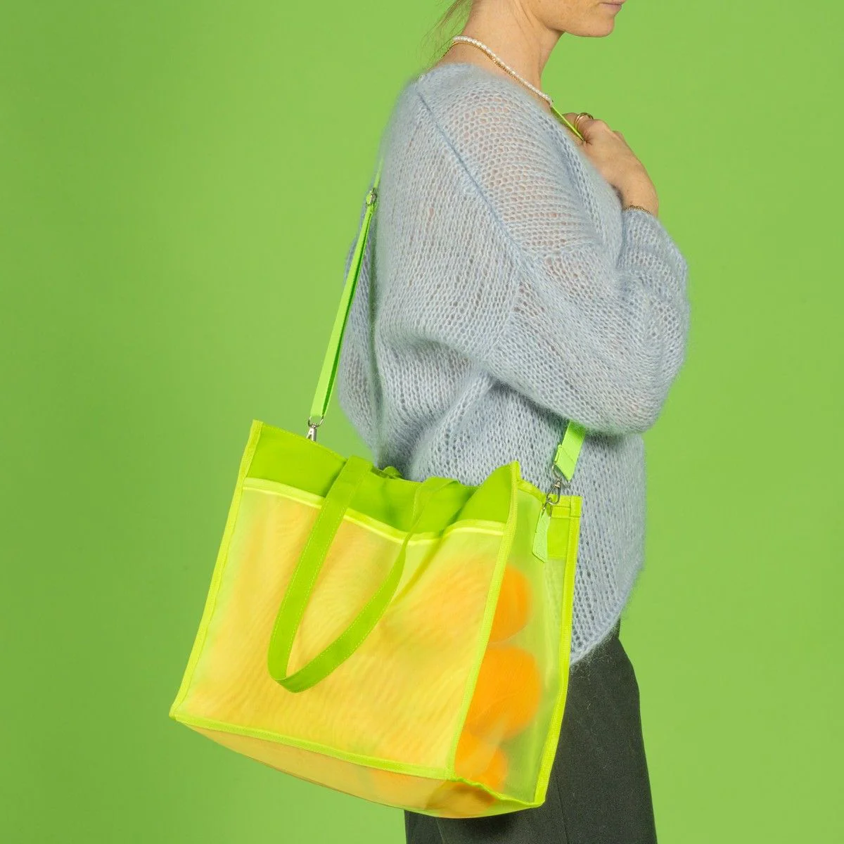 Mesh Shoulder Bag - Image 8