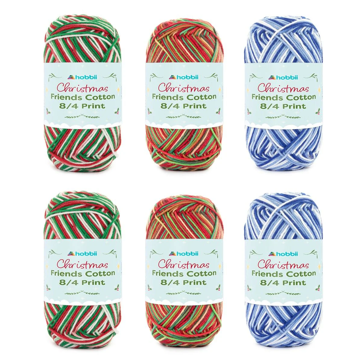 Friends Cotton 8/4 Print Christmas Color Pack (Limited Edition) - Image 2