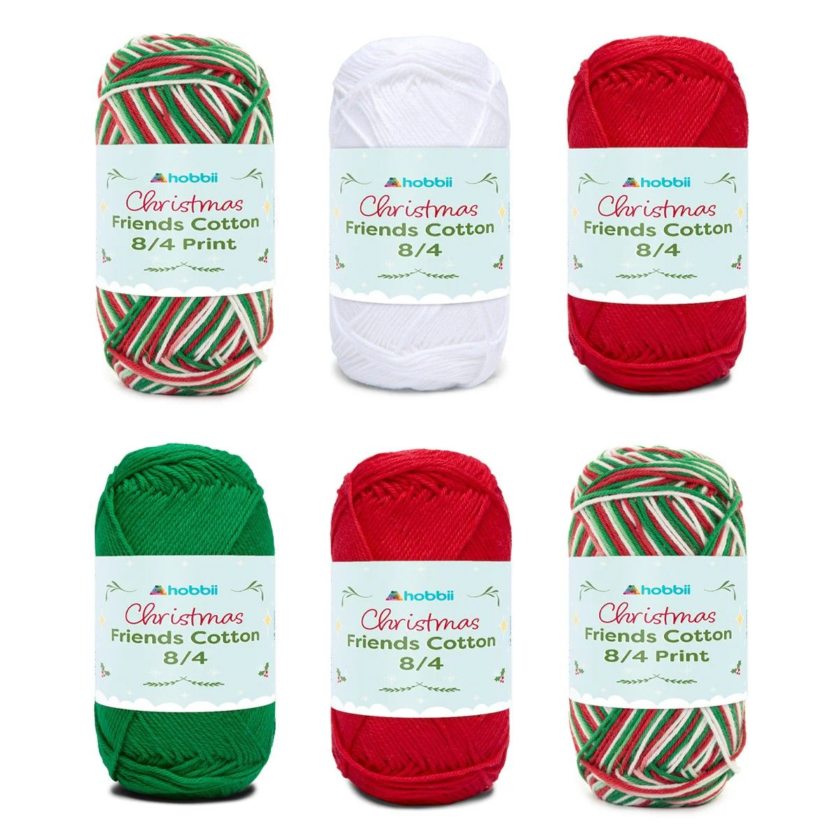 Friends Cotton 8/4 Print Christmas Color Pack (Limited Edition) - Image 3