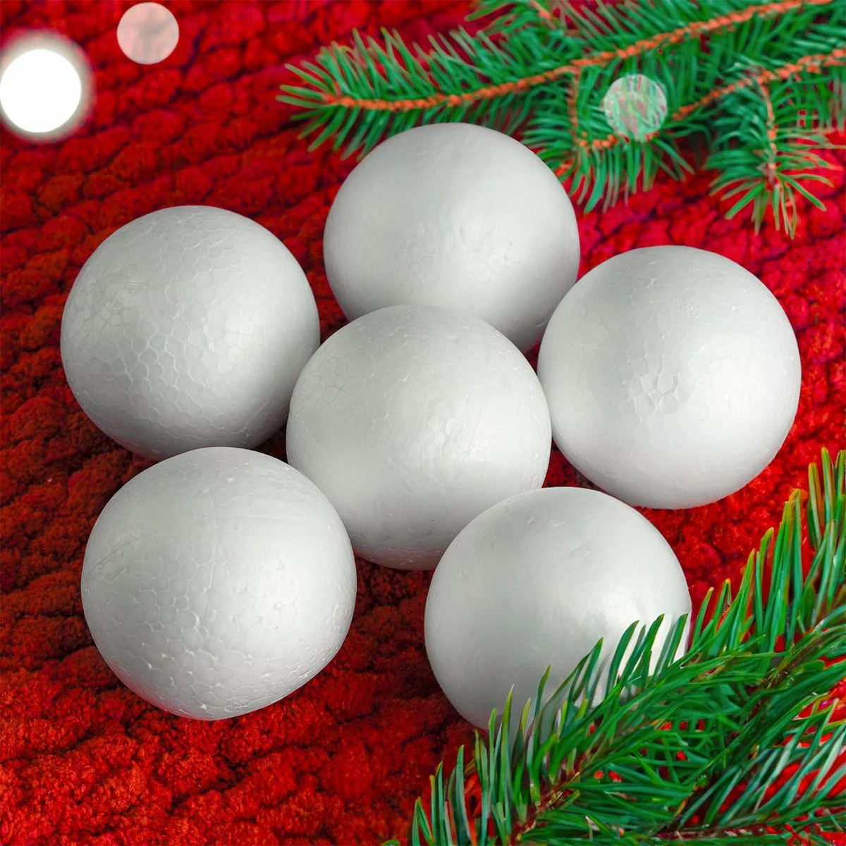 Styrofoam Balls - 6 pcs. - Image 2