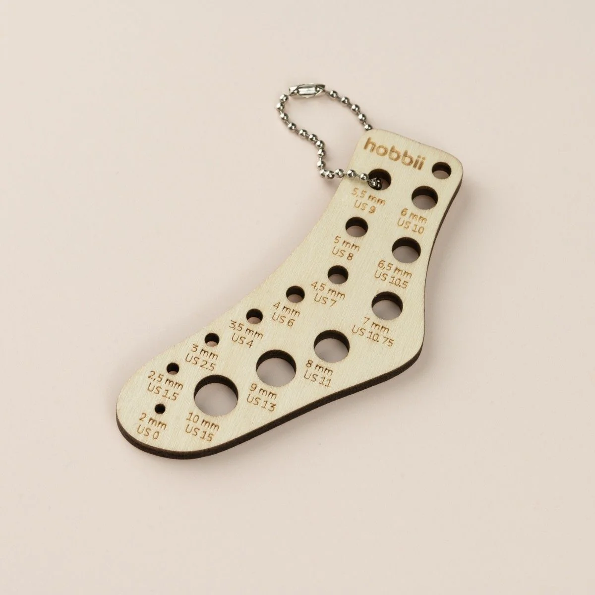 Needle Gauge Key Chain - Sock - Image 2