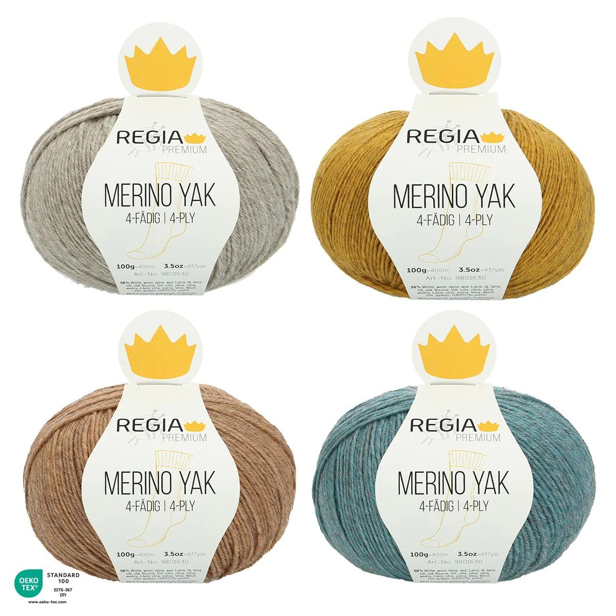 Regia Premium Merino Yak 4-ply