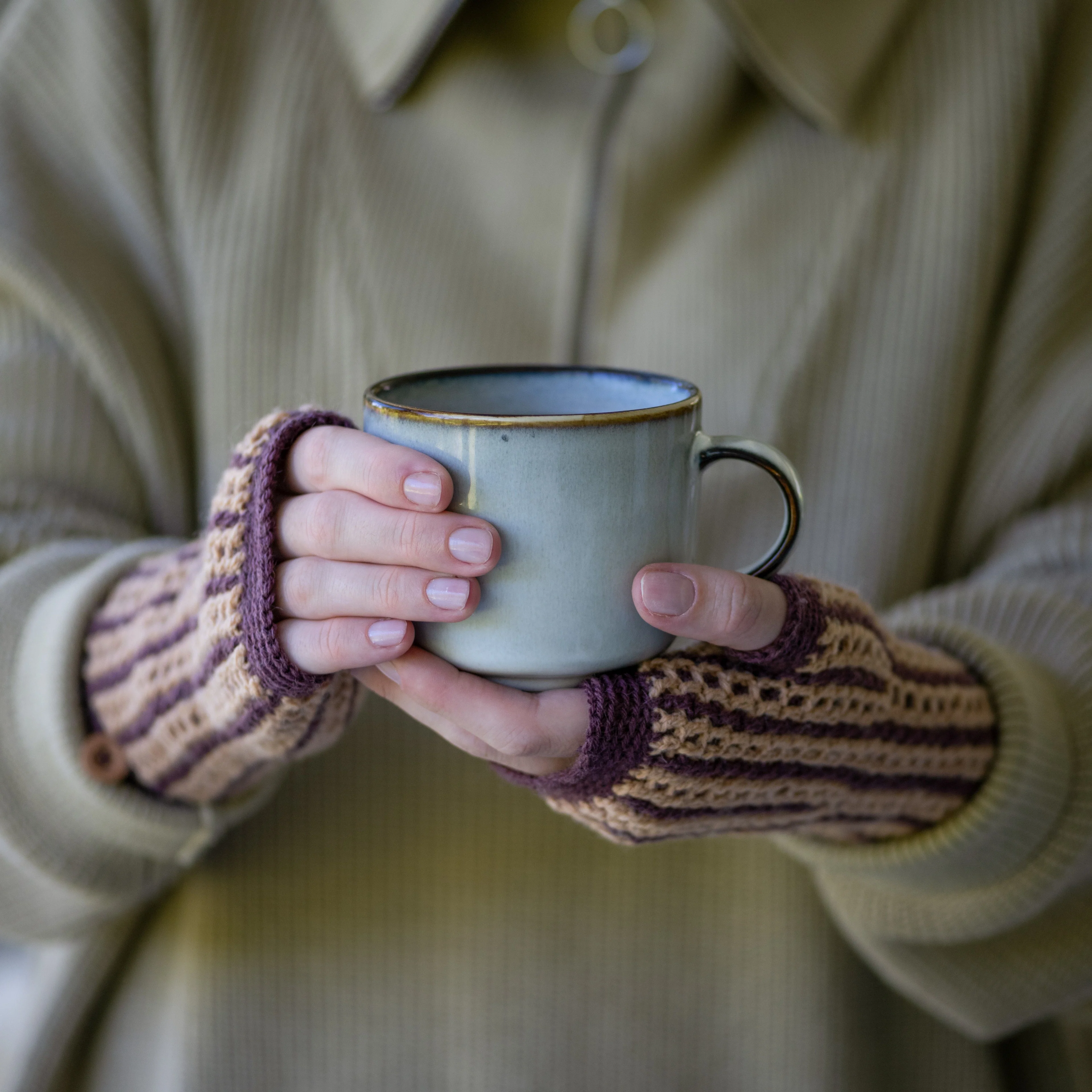 2nd Sunday of Advent - Crochet - Kaleidoskope - Fingerless Mittens