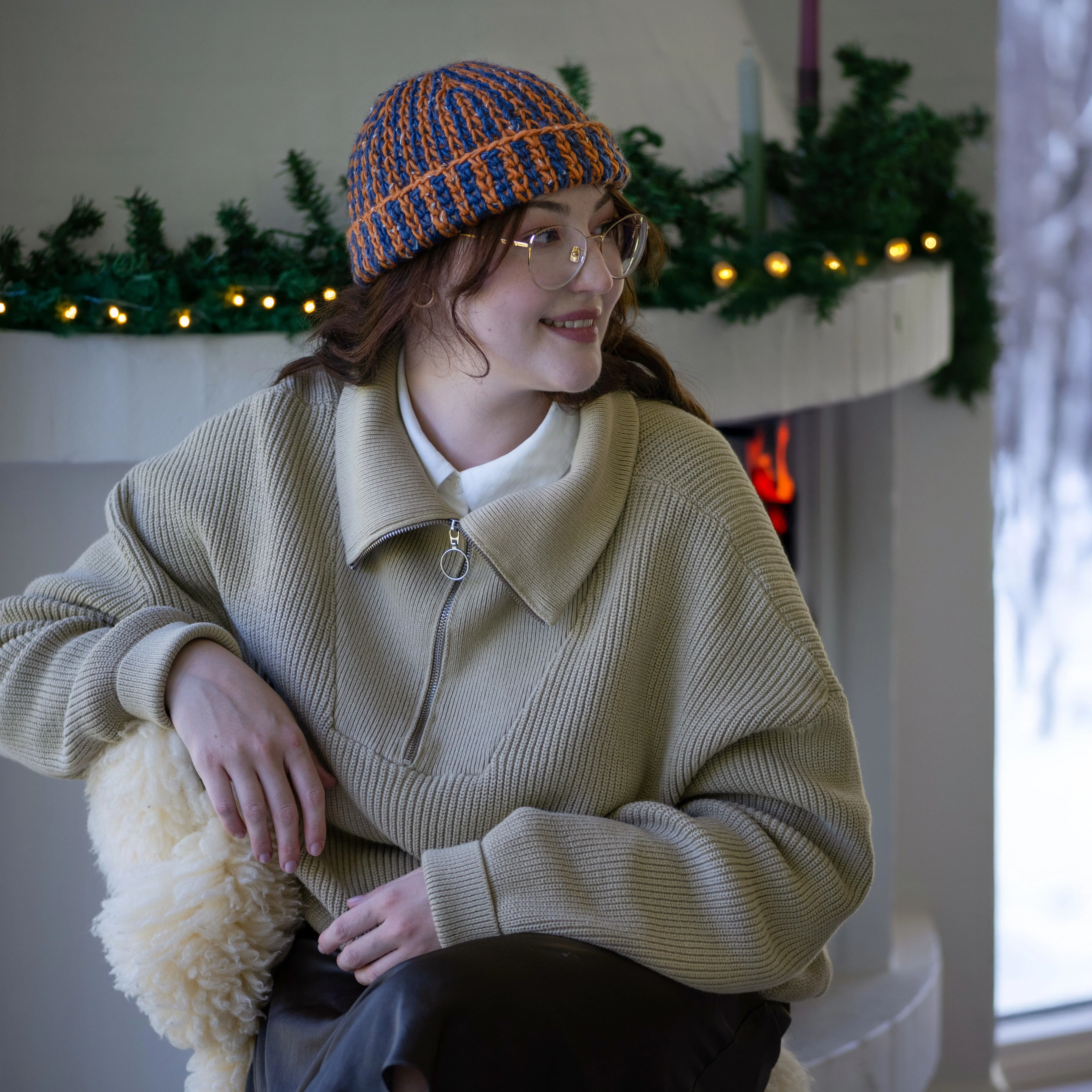 3rd Sunday of Advent - Crochet - Faux Brioche - Beanie - Image 2